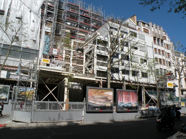  chantier du 16, boulevard Montmartre